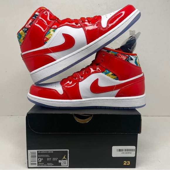 Nike Air Jordan 1 Retro Mid SE “Barcelona Sweater” 2023 - Picture 3 of 4